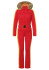 detail Goldbergh Suvi Women's Ski Suit Faux Border Flame