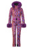 detail Goldbergh Zafira Women's Ski Suit Faux Border Snake Pink – performance meets fashion