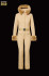 detail Goldbergh Vita Ski Suit Faux Border Caramello – Women’s Jumpsuit