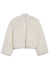 detail Women's coat APPARIS Lillet Shag Fur Bomber Ivory