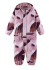detail Children's winter overalls with membrane Reima Puhuri - Grey Pink
