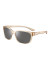detail Children's sunglasses Cébé Ayden CS43302 Champ. Transl. Shiny /Zone Blue Light Grey Kids 10-12
