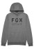 detail Men's Fox Non Stop Fleece Po Heather Graphite Sweatshirt