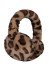 detail Earmuffs Barts Big Fur Earmuffs Print Brown