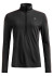 detail Women's functional T-shirt Ortovox 185 Rock'N'Wool Zip Neck W Black Raven