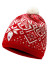 detail Dale of Norway Winterland Hat Raspberry Offwhite Redrose