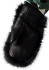 detail Women\'s Gloves Perfect Moment Faux Fur Mitten Black