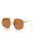 detail Miu Miu MU A57S ZVN90Q57 Sunglasses Pale Gold/Brown