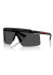 detail Sunglasses Prada PS B06S 1BO06F40 Matte Black/Dark Grey