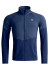 detail Ortovox Fleece Light Grid Hoody M Deep Ocean Men's Sweatshirt