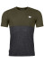 detail Men's T-shirt Ortovox 150 Cool Logo T-shirt M Dark Wild Herbs