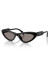 detail Sunglasses Miu Miu MU B11SU 16K80Q55 Black/Dark Grey