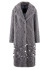 detail Women's coat Sportalm Alaya 100305 Grey Melange Dark (58)