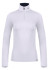detail Women's turtleneck Kjus Women Feel Midlayer Half-Zip, White/KJUS Navy