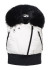 detail Women's Vest Goldbergh Reiya Bodywarmer Faux Border Snow White