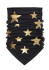 detail Women´s neckwarmer Goldbergh Anzu Neckwarmer Black/Gold