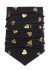detail Women´s neckwarmer Goldbergh Kouki Neckwarmer Black/Gold