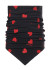 detail Women´s neckwarmer Goldbergh Kouki Neckwarmer Black/Flame
