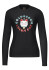 detail Women´s T-shirt Goldbergh Neko Long Sleeve Top Black