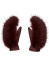 detail Women's gloves Goldbergh Hill Mittens Vino Rosso