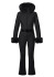 detail Women's overalls Goldbergh Vita Ski Suit Faux Border Black