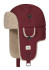 detail Barts Jegger Bomber dark red