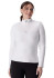 detail Women\'s functional sweatshirt Spyder Shimmer Bug 1/2 Zip White