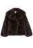 detail APPARIS Yara Sable Coat Fauve Multi