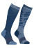 detail Ortovox Ski Tour Long Socks Men'S Blue Nunatak