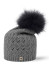 detail Women's hat GRANADILLA CASHMERE SWAROVSKI MED GRAY