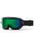 detail Smith Virtue Black/Green Mirror Ski Goggles