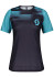 detail Women’s trail jersey Scott Shirt W's Trail Vertic Pro SS – Dark Purple / Bright Blue