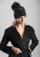 preview Women's hat Granadilla Goux fur With Skiing FA Black