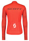 preview Men’s cycling jersey Scott Shirt M's RC Team 10 LS – Fiery Red / White