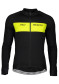 preview Men’s cycling jersey Scott Shirt M's RC Warm LS – Black / Sulphur Yellow
