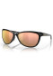 preview Oakley 9222-0160 Pasque Polished Black / Prizm Rose Gold Polarized Sunglasses
