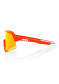 preview 100% S3 - Soft Tact Neon Orange - HiPER Red Multilayer Mirror Lens
