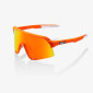 preview 100% S3 - Soft Tact Neon Orange - HiPER Red Multilayer Mirror Lens
