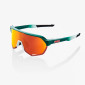 náhled 100% S2 - Gloss Metallic Bora / Matte White - HiPER Red Multilayer Mirror Lens