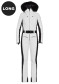 preview Women's overall Goldbergh Parry Real Fur Long White 