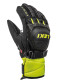 preview Leki Worldcup Race Coach Flex S GTX Junior, black-ice lemon