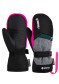 preview Dětské lyžařské rukavice Reusch Flash GORE-TEX JR Mitten Black/Melang/Pink Glo