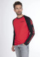 preview Pánské tričko Stockli Longsleeve WRT Red/Black