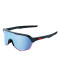 preview Sunglasses 100% S2 Black Holographic, HiPER Blue Multilayer Mirror Lens