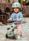 preview Children's balance bike and scooter Scootandride Highwaykick 1 Lifestyle Green Lines