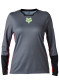 preview Women's cycling jersey Fox W Defend Race Ls Jersey Pewter