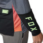 preview Women's cycling jersey Fox W Defend Race Ls Jersey Pewter