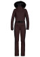 preview Goldbergh Parry LONG Ski Jumpsuit Real Border Dark Brown