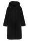 preview High Society Paloma faux fur coat 5000 black/white