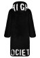 preview High Society Paloma faux fur coat 5000 black/white